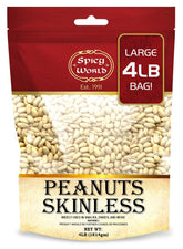 Spicy World front packaging showing 4-pound bag and brand benefits