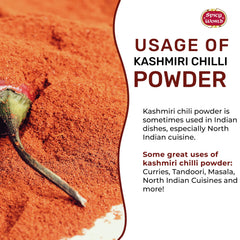 Spicy World powdered spice on tandoori chicken showing vivid color enhancement