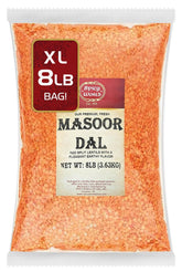 Spicy World front packaging showing 8 lb bag and clear labeling for pantry storage benefit