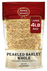 Spicy World front packaging showing 4 lb bag and resealable convenience