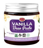 Spicy World jar front view showing brand and pure vanilla paste
