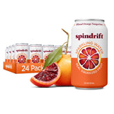Spindrift Blood Orange Tangerine front pack showing branding and cans for refreshment
