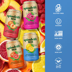 Spindrift cans served at a picnic, brand in scene suggesting easy entertaining benefit