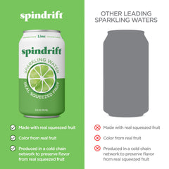 Spindrift lime 24 pack boxed cans showing bulk packaging and convenience