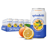 Spindrift can front packaging showing yuzu mandarin flavor and benefits