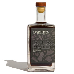 Spiritless front bottle showing branding and ready-to-pour convenience