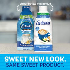 SPLENDA creamer mixed in coffee delivering creamy texture and flavor
