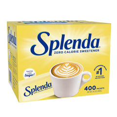 SPLENDA front packaging showing 400-count convenience and value