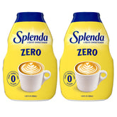 SPLENDA front packaging showing bottle and pack benefits