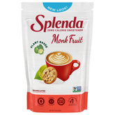 SPLENDA front packaging showing 3 lb resealable bag and usage benefit