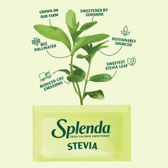 SPLENDA granulated powder texture close-up showing sugar-like mouthfeel
