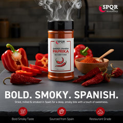 texture of SPQR Seasonings smoked paprika powder showing fine grind and color