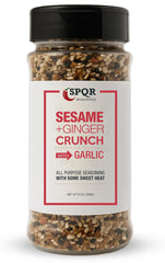 SPQR Seasonings front packaging showing clear label and serving suggestion benefit