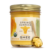 Spring Sunrise jar front view showing brand and 8 oz size, ideal pantry staple