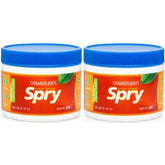 Spry front packaging showing cinnamon mints and pack benefit