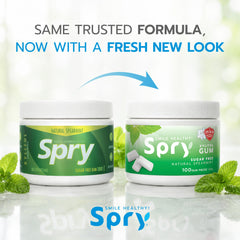 Spry four containers open displaying individual flavors and reusable screw lids