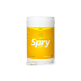 Spry Fresh Fruit front container showing label and screw-top lid benefit freshness