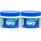 Spry front packaging showing peppermint mints and count for easy selection