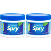 Spry front packaging showing peppermint mints and clear branding for freshness