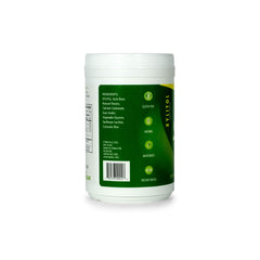 Spry spearmint tub beside a coffee cup showing scalable 550-count supply advantage