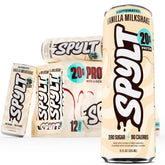 Spylt front packaging showing can design and vanilla appeal for easy recognition