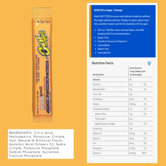 SQWINCHER CORP single orange Quik Stick unwrapped for easy single-serve use