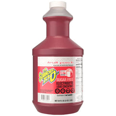 Sqwincher bottle front packaging showing label and convenient bulk size for crews