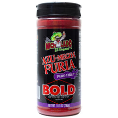 Sr. Michelado front packaging of Azu-Mecha Furia BOLD for bold snacks