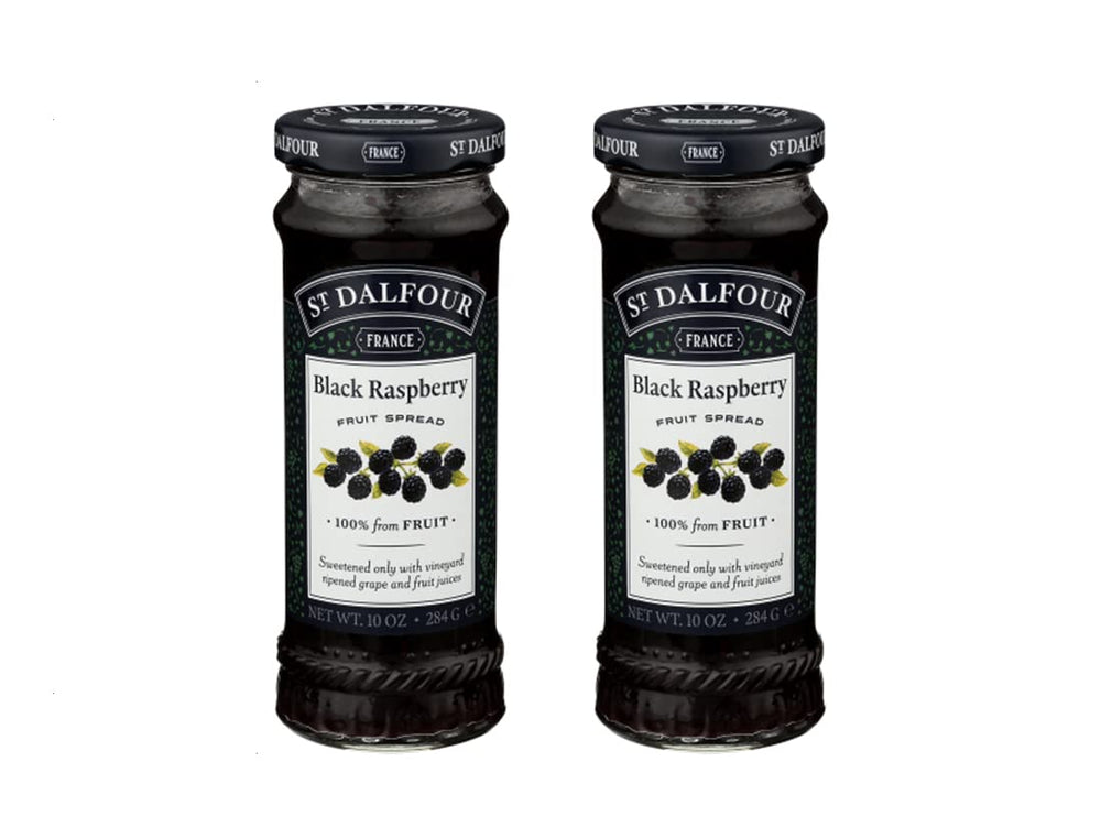 St. Dalfour front packaging showing jar label and clear product benefits