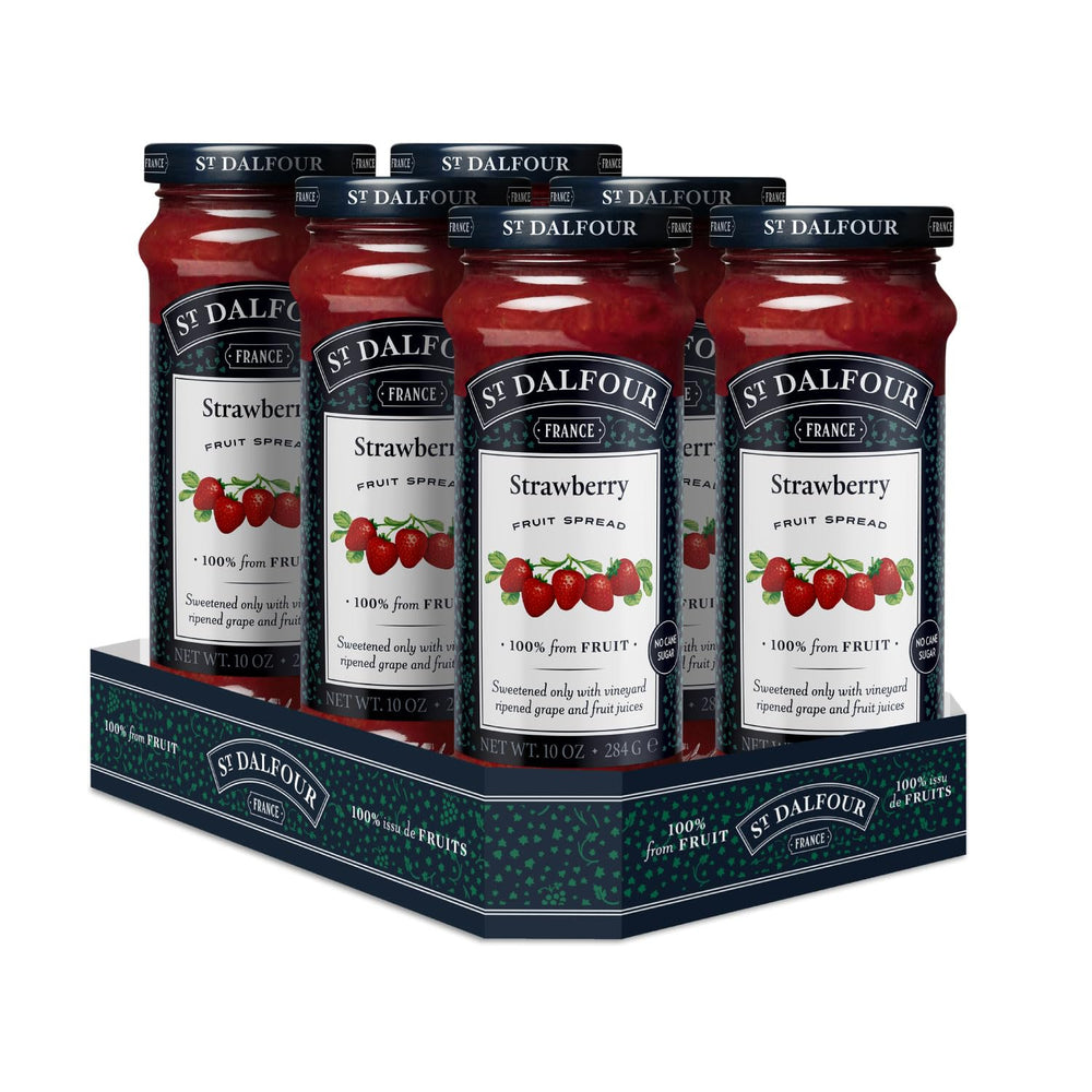 St. Dalfour front jar label showing product name and benefits