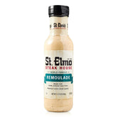 St Elmo Steak House remoulade front label showing brand and jar benefit