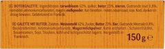 St Michel open tin with visible cookies for easy portioning