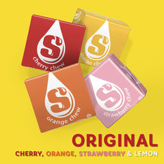 Starburst close-up chewy texture highlighting fruit flavors and chew satisfaction