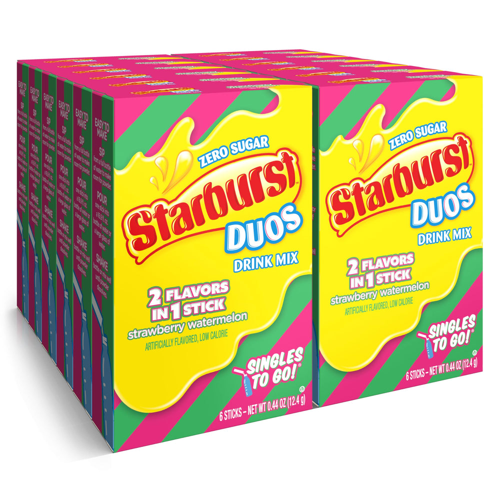 SINGLES TO GO! front packaging showing 12 boxes and product benefits