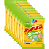 Starburst front of bag showing colorful sour gummies and convenient pouch