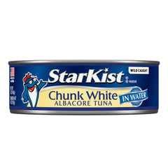 StarKist open can with firm white albacore chunks ready to use