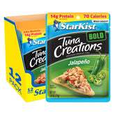 StarKist pouch front view showing bold jalapeño label and convenience