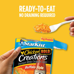 StarKist pouch topping a fresh salad demonstrating quick protein boost