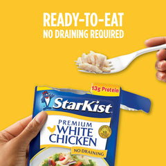 StarKist chicken served on salad showing easy meal topping option