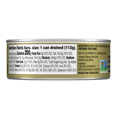 StarKist open can showing solid white albacore flakes and appetizing texture benefit