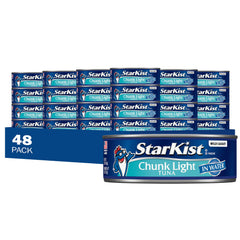 StarKist front packaging 48-pack showing value and easy storage