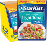 StarKist front packaging pouch 12-pack shows ready portable protein