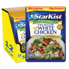 StarKist front packaging emphasizing low sodium and convenience