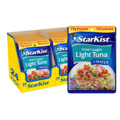 StarKist front view of 24-pack pouch for pantry convenience