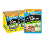 StarKist front packaging showing herb and garlic flavor and convenience