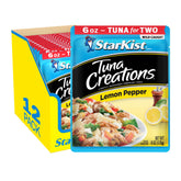StarKist pouch front view showing lemon pepper flavor and ready-to-eat convenience