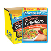 StarKist front packaging showing mango chipotle pouch, convenient snack