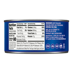 open StarKist can close-up of chunk white albacore showing firm flakes and texture benefit