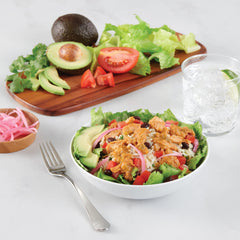StarKist pouch served on salad adding flavorful high-protein topping