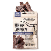 StarWalker front packaging showing 3 oz bag and bold salt and pepper flavor benefits